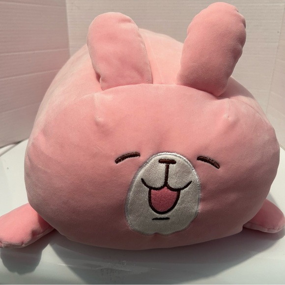 Kawaii happy Bunny plush pillow 19” x 9” x 10” - Picture 2 of 6